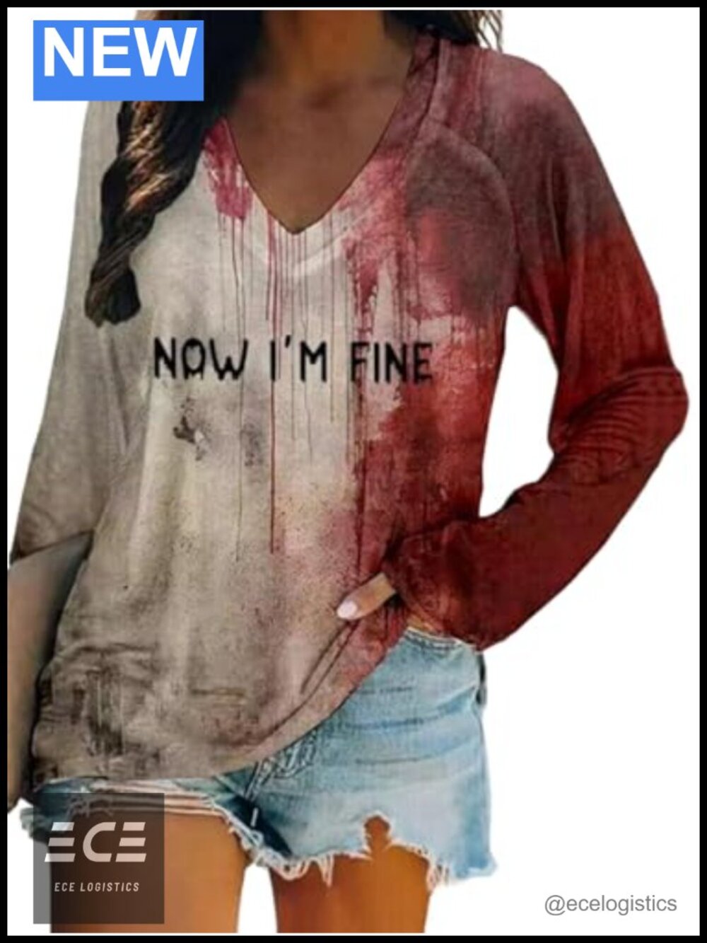 Witches Gather Long Sleeve T-Shirt Polyester Rayon Spandex Women's Halloween